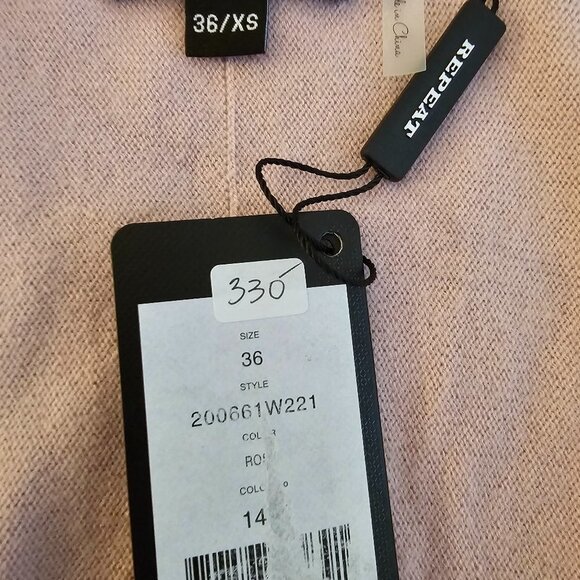 Nwt REPEAT  Cashmere Pink Cardigan Lg-XL - Picture 8 of 11